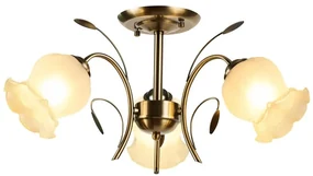 Brilagi - Prisadený luster FLORA 3xE27/60W/230V bronzová BG1100