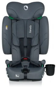 Lionelo - Skladacia autosedačka NELLY i-Size 76-150 cm grafitová sivá