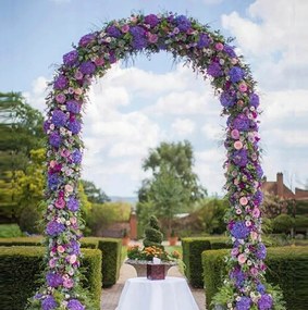 Záhradná pergola oblúk pre popínavé rastliny 140 x 38 x 240 cm