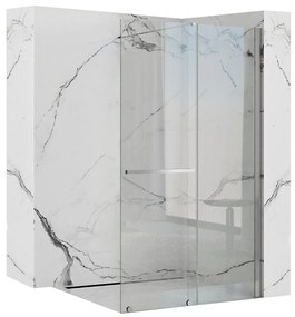 Rea Cortis, posuvná sprchová zástena 100x195cm, 6mm číre sklo, chrómový profil, REA-K7210