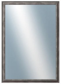DANTIK - Zrkadlo v rámu, rozmer s rámom 50x70 cm z lišty TRITON cín (2146)