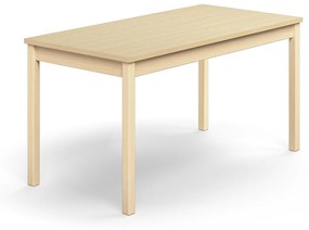 Stôl DECIBEL, 1400x700x720 mm, akustický HPL - breza