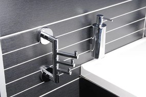 Sapho Sapho, X-ROUND dvojitý držiak uterákov 420mm, otočný, chróm, XR405