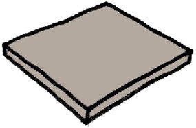 Dlažba Ardoise - sivá - štvorcový diel 500x500x35mm, 1m2
