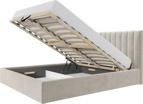 Čalúnená manželská posteľ Nowerins, Dostupné poťahy: Fresh 01, Rozmer postele: 180x200