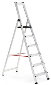 Skladací hliníkový rebrík UPWARD, 6 priečok, výška 1330 mm