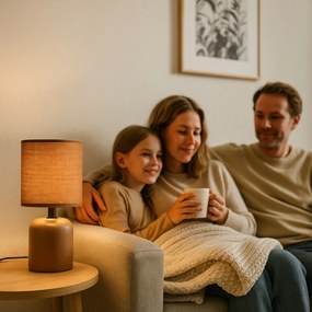 Rabalux 74054 stolná lampa Daphini, hnedá