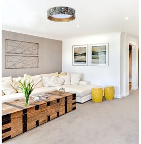 LED Stmievateľné svietidlo SMART GALAXY LED/24W/230V pestrofarebná/zlatá + DO