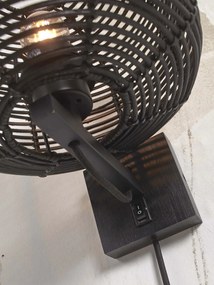 Nástenná lampa tanami 25 cm čierna MUZZA