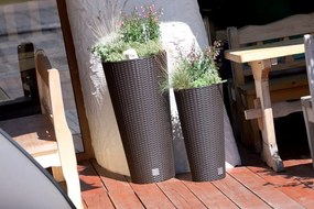 Kvetináč Round Rato biely