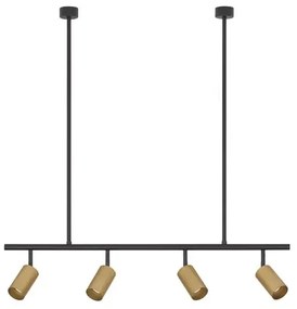 LED luster Pogno 96 čierne