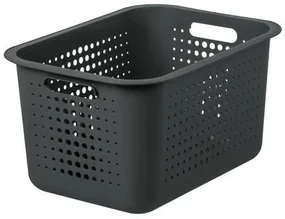 SmartStore Úložný košík Modern, sivá, 37 x 28 x 20 cm, 37 x 28 x 20 cm