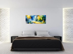 Obraz - Abstraktný slnečný deň (120x50 cm)