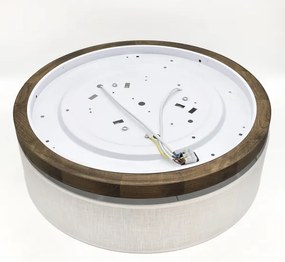 Brilagi - LED stropné svietidlo BELLADONNA 3xE27/15W/230V pr. 50 cm biele/dub