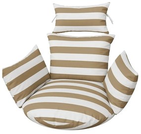 Závesné hojdacie kreslo BIANCO - BIELE + farba vankúša na výber Farba: BIELY