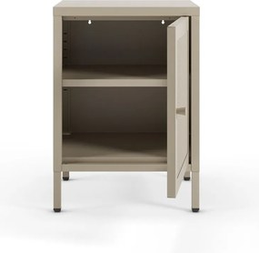 Krémovobiely nočný stolík Fayna – Marckeric