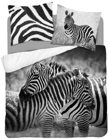 DETEXPOL Francúzske obliečky Zebra  Bavlna, 220/200, 2x70/80 cm