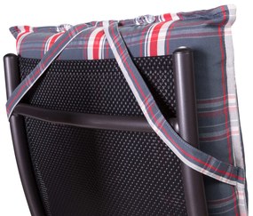 Blumfeldt Sylt, čalúnená podložka, podložka na stoličku, podložka na vyššie polohovacie kreslo, vankúš, polyester, 50 × 120 × 9 cm