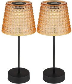 Globo 36634-2A - SADA 2x LED Solárne svietidlo SOLAR LED/0,06W/3V IP44 oranžová