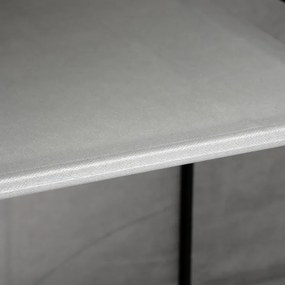 Šatníková skriňa SONIA s 8 policami a sivým závesom