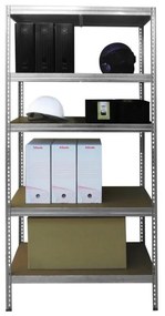 Regál kovový 180x75x35 cm drevene police KLC