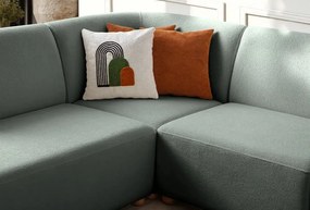 Rohová sedačka Slota (zelená) (L). Akcia -18%. Vlastná spoľahlivá doprava až k Vám domov. 1145328