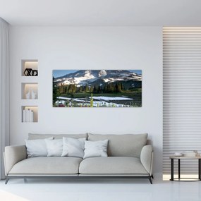 Obraz - Mount Rainier (120x50 cm)