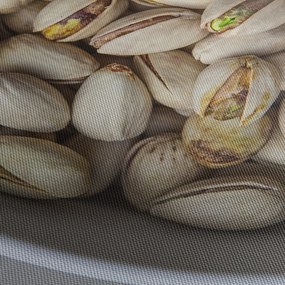 Obraz - pistácie (s hodinami) (90x30 cm)