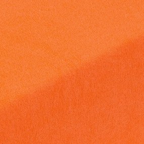 Napínacia plachta na posteľ froté EXCLUSIVE oranžová 90 x 200 cm