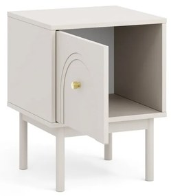 Nočný stolík Mazoma 41 cm kašmír/zlatý