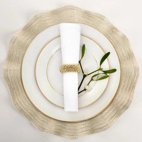 Podložka pod tanier JUNE šampanský (6 ks)