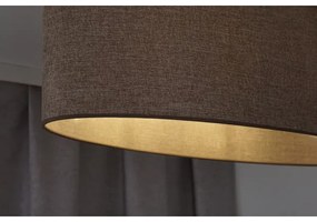 Duolla - Luster na lanku OVAL 1xE27/15W/230V hnedá