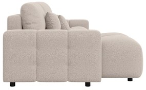 Béžová rozkladacia rohová pohovka (variabilná) Luki – Ropez