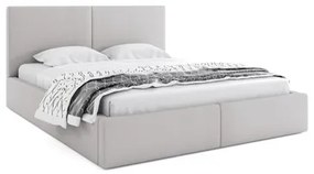 Čalúnená posteľ HILTON 120x200 cm Biela