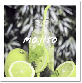 Obraz na plátně, Mojito Drink Lime - 50x50 cm