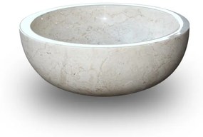 Indera Gemma 501 Ø45 cm Cream Kamenné umývadlo leštený mramor