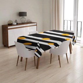 Sablio Obrus Pruhy a bodky - 90x90 cm