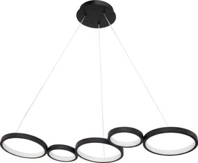 Toolight Toolight, LED stropné svietidlo 85cm, 35W, 4000K, 2000lm, APP1923-CP, čierna, OSW-66065