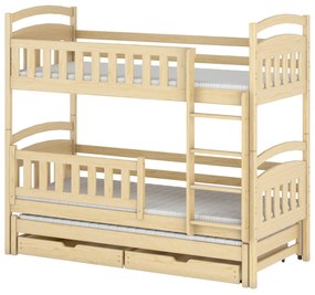 Detská posteľ 90 x 190 cm BLAIR (s roštom a úl. priestorom) (borovica). Vlastná spoľahlivá doprava až k Vám domov. 1013248