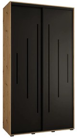 Skriňa 45 Canaris 12 130 artisan/čierna/čierna