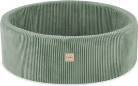 Suchý bazén pre deti menčestrový 90 x 30 + 200 loptičiek - zelená