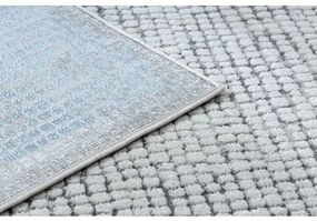 Moderný koberec NOBLE 9730 68 vzor rámu vintage - Štrukturálny, dve vrstvy rúna, krémová modrá Veľkosť: 180x270 cm