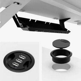 Herný stôl Mark Adler Leader 5.1 biely