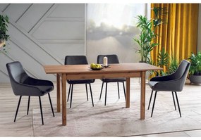 SIGNAL MEBLE Jedálenská stolička CHIC VELVET, čierny mat/béžová bluvel 28