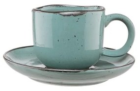 Butlers FINCA Šálka na espresso s podšálkou 90 ml - modrá