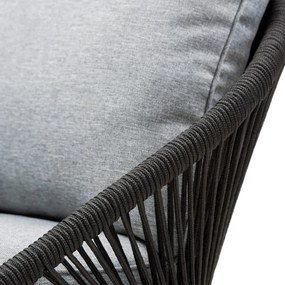 Čierne záhradné kreslo Bonami Selection North