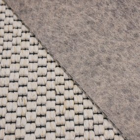 Timzo, Metrážny koberec Nature cream - neúčtujeme odrezky z rolky, na mieru, šíře 1,33m,1m,2m,3m,4m,5m,na mieru, neúčtujeme odrezky, biela, filc, chodba / predsieň