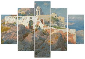 Obraz - William Stanley Haseltine, Santa Maria a Cetrella, Anacapri, reprodukcia (150x105 cm)
