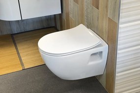 Sapho Sapho, EDITA WC sedátko, SLIM, Soft Close, biela, 1703-458