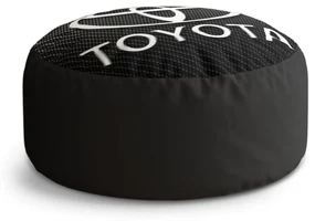 Sablio Taburet Circle Toyota Carbon: 40x50 cm
